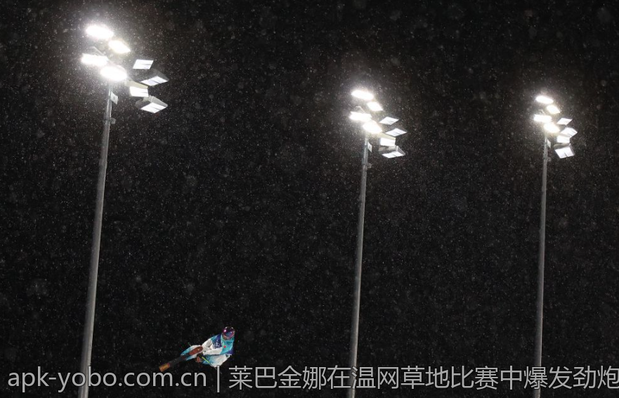 莱巴金娜在温网草地比赛中爆发劲炮发球